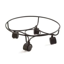 Panacea 13" (33cm) Heavy Duty Black Plant Pot Caddy