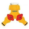 Hozelock Dual Tap Connector -Green Garden Shop 5010646057042 195fc67f 5de7 46d7 b035 3bef6fb4e9f3