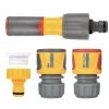 Hozelock 3-in-1 Nozzle Plus & Fittings Starter Set
