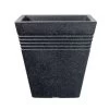 Stewarts Granite Piazza Square Plastic Planter -Green Garden Shop 5011431041390