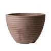 Stewarts 50cm Dark Brown Low Honey Garden Pot Planter -Green Garden Shop 5011431098479
