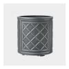 Stewarts 44cm Lead Effect Round Planter