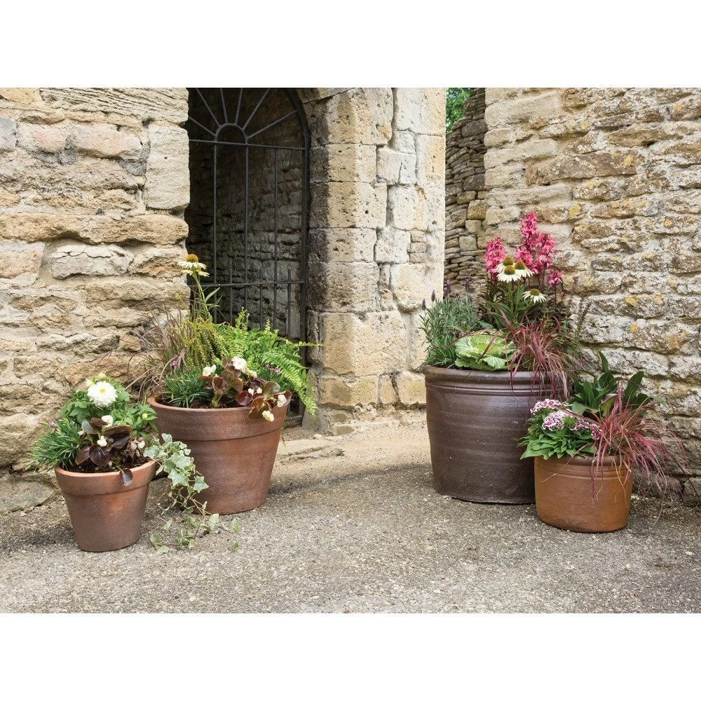 Woodlodge 22cm Thai Salt Glazed Pot 4 Woodlodge 22cm Thai Salt Glazed Pot - Image 2