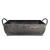 Woodlodge 30cm Rustic Pewter Trough -Green Garden Shop 5021346490527