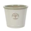 Woodlodge 40cm Cream/Green Glazed Heritage Edwitt Pot -Green Garden Shop 5021346501131