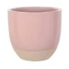 Woodlodge 38cm Pastel Pink Glazed Egg Pot -Green Garden Shop 5021346501995