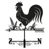 Primus Metal Cockerel Silhouette Weathervane 2 Primus Metal Cockerel Silhouette Weathervane -Green Garden Shop 5023353266010 bb019044 a352 46d7 8657 a9942827e9f5