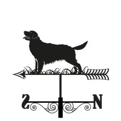 Primus Metal Golden Retriever Silhouette Weathervane