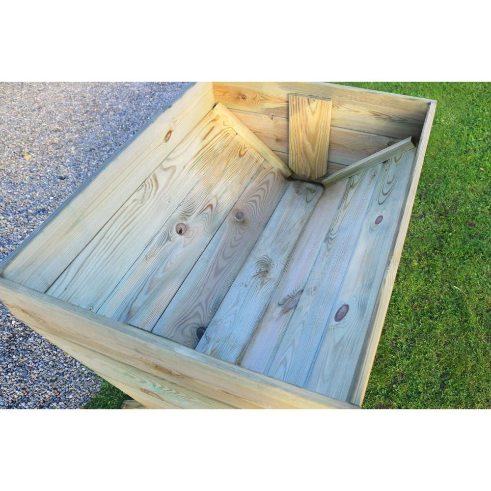 Zest 4 Leisure 1m Wooden Vegetable Bed 5 Zest 4 Leisure 1m Wooden Vegetable Bed - Image 3