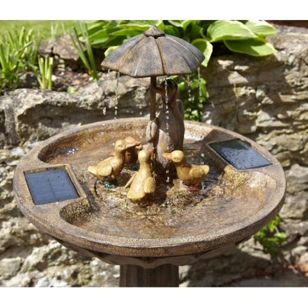Smart Solar 84cm Duck Family Solar Water Feature 3 Smart Solar 84cm Duck Family Solar Water Feature