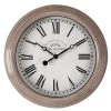Outside In 12" Grey Biarritz Clock