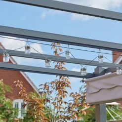 Smart Solar 10 Firefly LED Opal Jar String Lights -Green Garden Shop 5050642067638 4