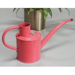 Smart Garden 1 Litre Coral Pink Home & Balcony Steel Watering Can -Green Garden Shop 5050642069946 3