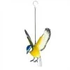 La Hacienda Hanging Metal Blue Tit In Flight 1 La Hacienda Hanging Metal Blue Tit In Flight -Green Garden Shop 5055025558611