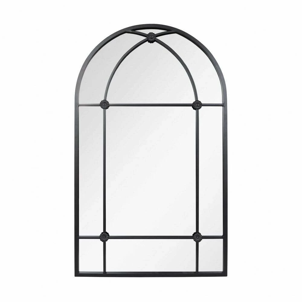 La Hacienda 100cm Black Arched Arundel Indoor/Outdoor Mirror 3 La Hacienda 100cm Black Arched Arundel Indoor/Outdoor Mirror