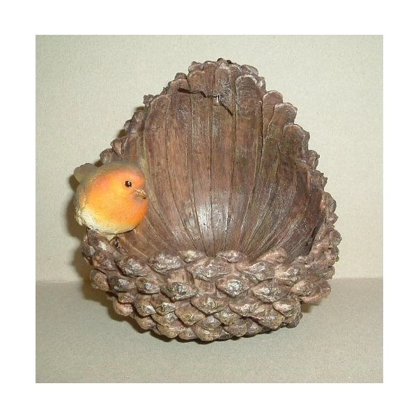 Vivid Arts 16cm Open Pine Cone Feeder Robin - BC-OPC1-D 3 Vivid Arts 16cm Open Pine Cone Feeder Robin - BC-OPC1-D