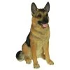 Vivid Arts 55cm Sitting Alsatian Dog - XRL-GSHE-A 1 Vivid Arts 55cm Sitting Alsatian Dog - XRL-GSHE-A -Green Garden Shop 5055195022479