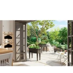 Artevasi 80cm Anthracite Venezia Grow Box Planter -Green Garden Shop 5600442825183 3