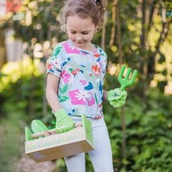 Bigjigs Toys 28cm Children's Gardening Caddy 11 Bigjigs Toys 28cm Children's Gardening Caddy -Green Garden Shop 691621820438 5