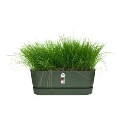 Elho 70cm Living Concrete Greenville Trough Long -Green Garden Shop 8711904357764 4